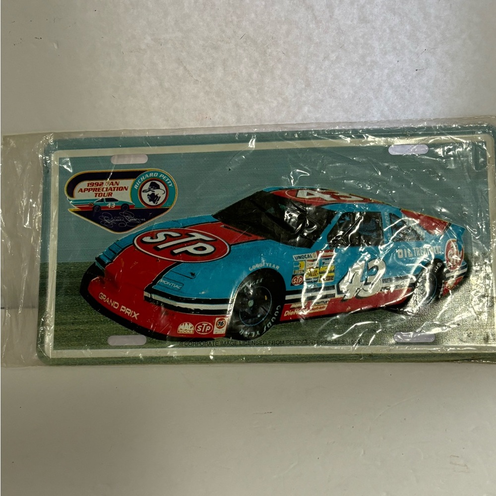 Richard Petty 1992 Tour Pontiac License Plate 90’s
SpeedwayTSJ